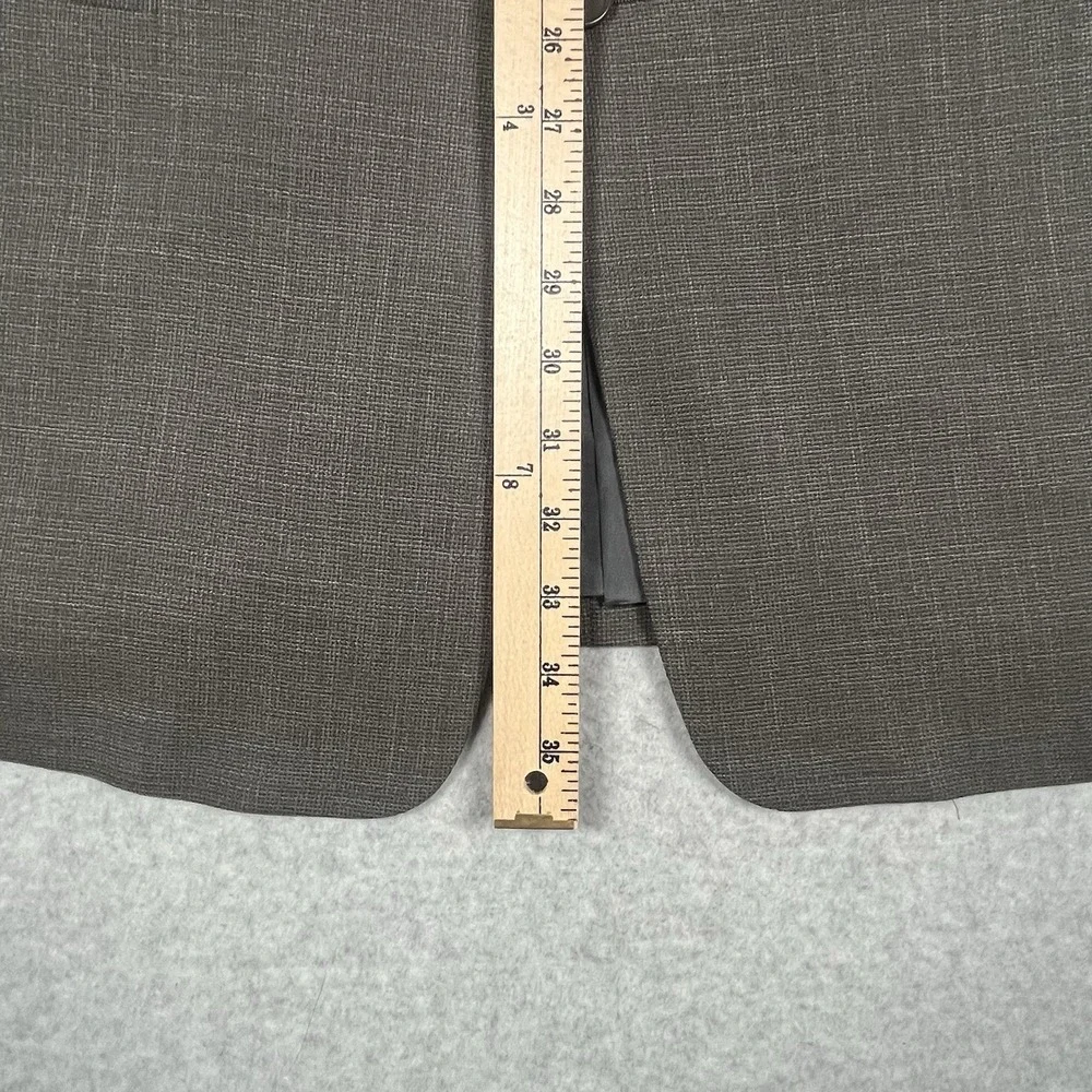 ARMANI Collezioni Blazer Wool Sport Coat Jacket Men 46 Brown 2 Button See Sz Pic